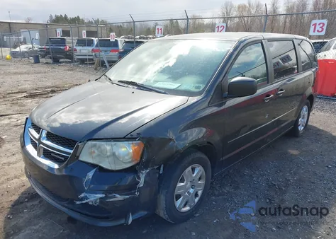 2012 Dodge Grand Caravan Se/Avp из США, поврежденный, VIN 2C4RDGBG6CR143057
